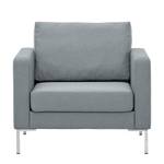 Sessel Portobello Webstoff Stoff Selva: Grau - Eckig