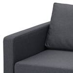 Sessel Portobello Webstoff Webstoff Milan: Anthrazit - Kufen