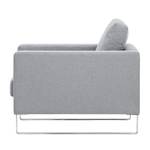 Fauteuil Portobello Tissu Tissu Milan : Gris clair - Luge