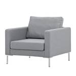 Fauteuil Portobello Tissu Tissu Ramira : Argenté - Angulaire