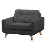 Fauteuil Postville structuurstof - Grijs