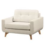 Fauteuil Postville structuurstof - Licht beige