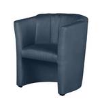 Fauteuil Rex blauw microvezel