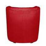 Fauteuil Rex rood microvezel