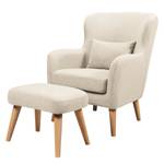 Fauteuil Ribolt Tissu - Tissu Celia: Sahara