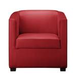 Fauteuil Richmond Cuir synthétique - Rouge