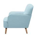 Fauteuil Rickman Microfibre - Bleu pastel