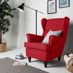 Fauteuil Roma vlakweefsel - Rood