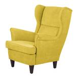 Fauteuil Roma microvezel - Mosterdgeel