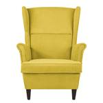 Fauteuil Roma Microfibre - Jaune moutarde