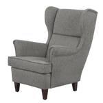 Fauteuil Roma Strukturstoff - Grau