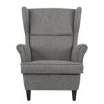 Fauteuil Roma structuurstof - grijs