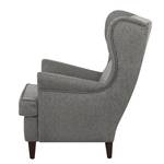 Fauteuil Roma structuurstof - grijs