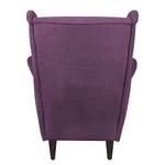 Sessel Roma Webstoff Webstoff - Aubergine