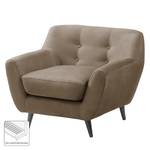 Fauteuil Rometta Aspect cuir vieilli - Noix de muscade