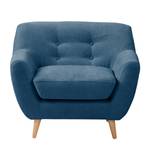 Fauteuil Rometta Microfibre - Bleu jean