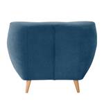 Fauteuil Rometta Microfibre - Bleu jean