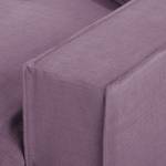 Fauteuil Rouen Tissu beige - Aubergine