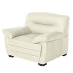 Fauteuil Royal Cuir synthétique - Blanc vieilli