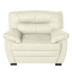 Fauteuil Royal Cuir synthétique - Blanc vieilli