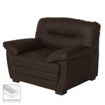 Fauteuil Royal Cuir synthétique - Marron bison