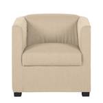 Fauteuil Savja Tissu - Beige - Ressorts