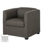 Fauteuil Savja Tissu - Gris foncé - Ressorts