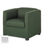 Fauteuil Savja geweven stof - Groen