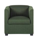 Fauteuil Savja geweven stof - Groen