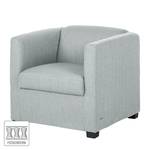 Fauteuil Savja Tissu - Gris clair - Ressorts