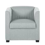 Fauteuil Savja Tissu - Gris clair - Ressorts