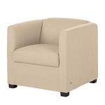 Fauteuil Savja Tissu - Beige - Mousse froide