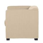 Fauteuil Savja Tissu - Beige - Mousse froide