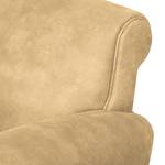 Fauteuil Porches antieke leerlook - Champagnekleurig