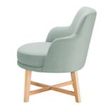 Fauteuil Siabu Tissu structuré - Gris menthe