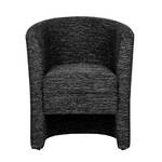 Fauteuil Sinclair X Tissu structuré noir