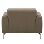 Fauteuil Sisto echt leer - taupe