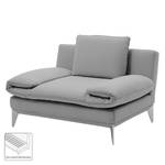 Fauteuil Smoky Bay geweven stof - Platina - Geen functie