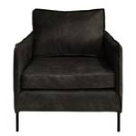 Fauteuil Southwell Aspect cuir vieilli - Basalte