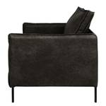 Fauteuil Southwell antieke leerlook - Basalt