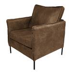 Fauteuil Southwell antieke leerlook - Cubanit