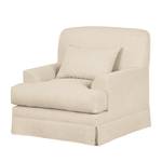 Fauteuil Summer Romance Tissu - Crème - Sans repose-pieds