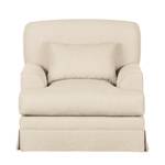 Fauteuil Summer Romance geweven stof - Crème - Zonder hocker