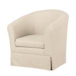 Fauteuil Summer Romance Tissu - Crème - Sans repose-pieds