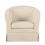 Fauteuil Summer Romance Tissu - Crème - Sans repose-pieds