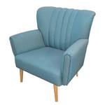 Fauteuil Svenson Tissu bleu aqua - Bleu clair mat