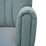 Fauteuil Svenson Tissu bleu aqua - Bleu clair mat