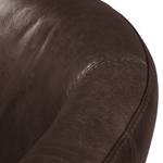 Fauteuil Sweetwater echt leer Donkerbruin