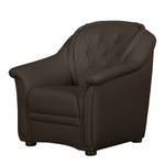 Fauteuil Tamba Imitation cuir Marron bison