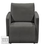 Fauteuil Tancon geweven stof - Antraciet